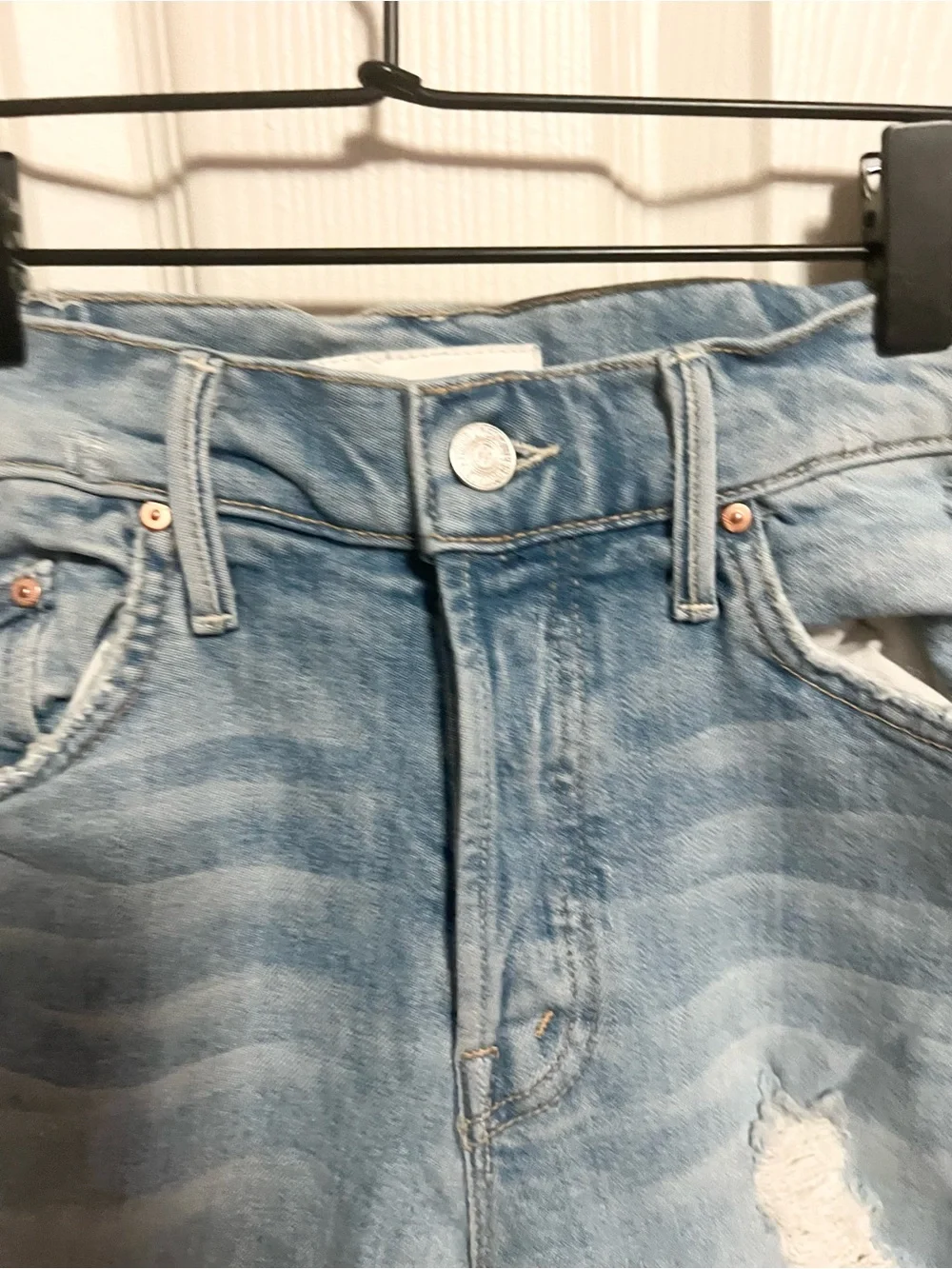 Mother Denim The Trickster Ankle Straight Leg Jean An Icy Confession Womens 27